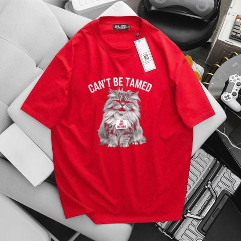 [ Big Size 55- 135 kg] Áo thun cotton bigsize nam in mèo Can't Be thời trang Big Men