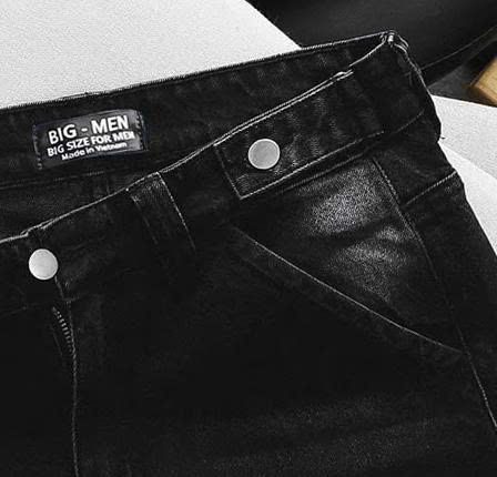 Big Men- Quần short jean bigsize nam wash đen rách nhẹ thời trang cá tính 80- 130 kg