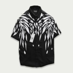 Big Men – Áo Sơ Mi Tay Ngắn Nam Bigsize 80–130kg Form Rộng Họa Tiết Cá Tính