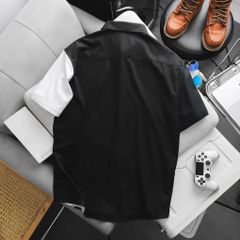 Big Men – Áo Sơ Mi Tay Ngắn Nam Bigsize 80–130kg Form Rộng Họa Tiết Cá Tính