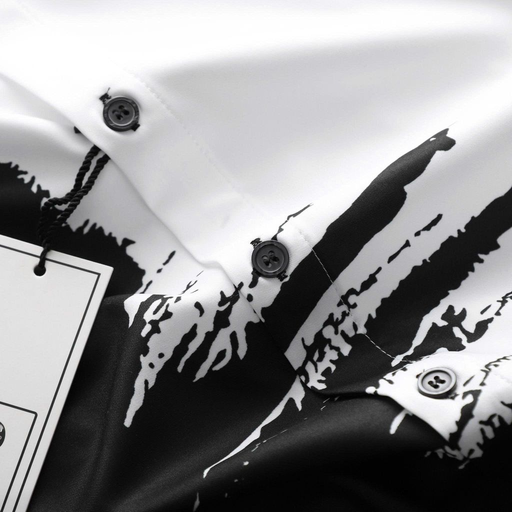 Big Men – Áo Sơ Mi Tay Ngắn Nam Bigsize 80–130kg Form Rộng Họa Tiết Cá Tính