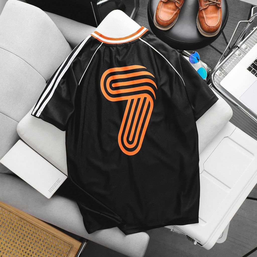 [ Big Men] Áo thun chất vải poly thoáng mát phối chữ số 7 thời trang bigsize nam 85- 135 kg