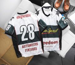 [ Big Men] Áo thun chất vải mè thoáng mát phối chữ số 28 thời trang bigsize nam 85- 135 kg