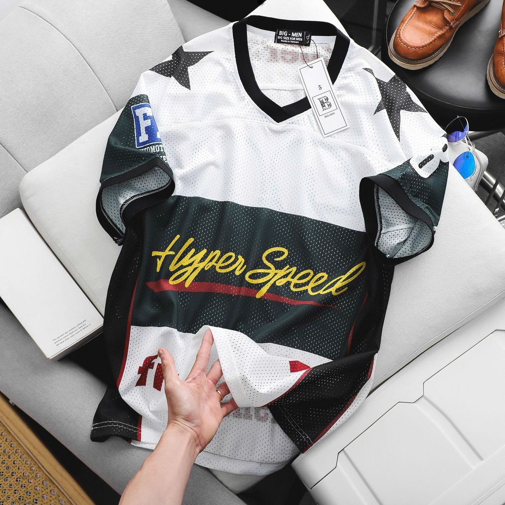 [ Big Men] Áo thun chất vải mè thoáng mát phối chữ số 28 thời trang bigsize nam 85- 135 kg