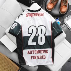 [ Big Men] Áo thun chất vải mè thoáng mát phối chữ số 28 thời trang bigsize nam 85- 135 kg