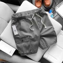 Quần short kaki lưng thun túi hộp đủ màu (Mẫu 4)