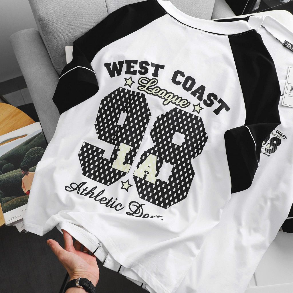 Áo thun cài nút trắng big size cotton 4 chiều form unisex 85-130KG