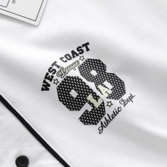 Áo thun cài nút trắng big size cotton 4 chiều form unisex 85-130KG