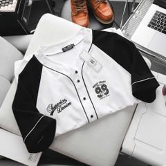 Áo thun cài nút trắng big size cotton 4 chiều form unisex 85-130KG