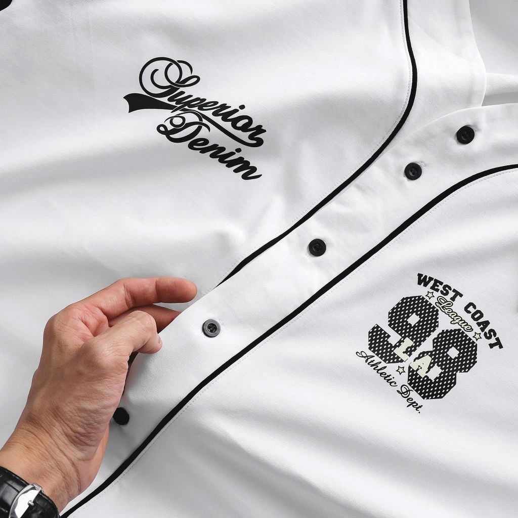 Áo thun cài nút trắng big size cotton 4 chiều form unisex 85-130KG