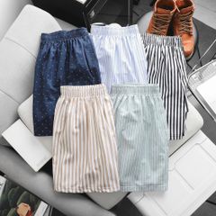 Quần Short Mặc Nhà Lưng Thun Co Giãn Thoải Mái BigSize nam nữ mặc được < 150kg