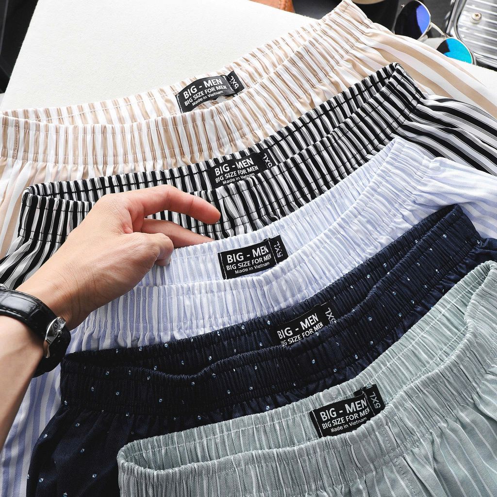 Quần Short Mặc Nhà Lưng Thun Co Giãn Thoải Mái BigSize nam nữ mặc được < 150kg