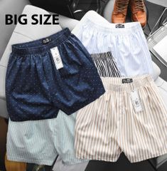 Quần Short Mặc Nhà Lưng Thun Co Giãn Thoải Mái BigSize nam nữ mặc được < 150kg