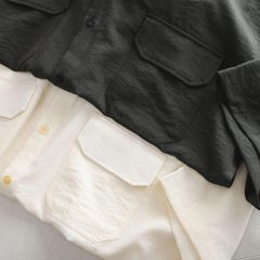 [bigmen] Áo sơ mi tay ngắn nam big size vải đũi cao cấp phối túi thời trang cỡ đại < 140kg - đũi SM 2 túi