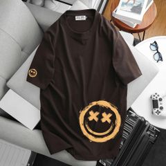 [Big Men] Áo thun nam big size vải cotton 100% in hình độc lạ thời trang cỡ đại < 140kg - 2 mặt cười