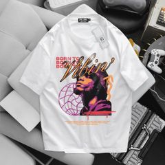 [Big Men] Áo thun nam big size chất vải cotton in Vibin' thời trang 85-135kg