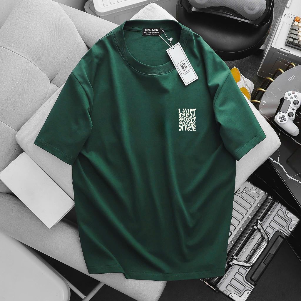 Big Men- Áo thun cotton bigsize nam in Stay Away hai mặt thời trang 65- 135 kg