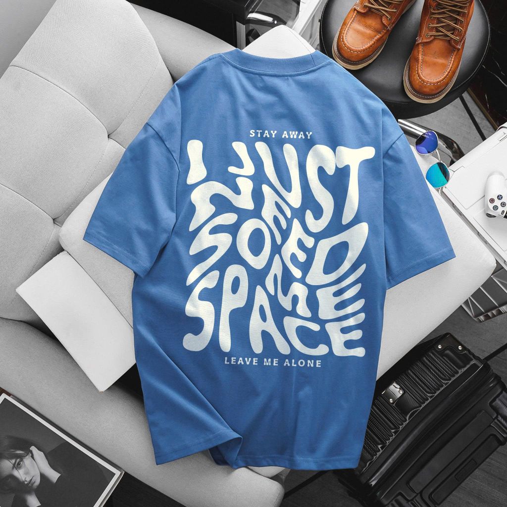 Big Men- Áo thun cotton bigsize nam in Stay Away hai mặt thời trang 65- 135 kg