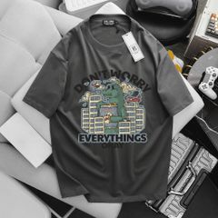 Big Men- Áo thun cotton bigsize nam in Everything Okay thời trang 65- 135 kg