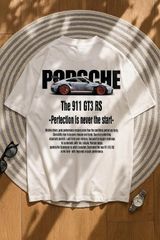 Big Men- Áo thun cotton bigsize nam in xe Porsche hai mặt thời trang 85- 135 kg