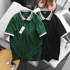 Áo thun polo phối cổ bo gân thời trang cỡ đại bigsize nam 85-125kg