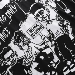 Áo thun cotton bigsize nam in lụa họa tiết 2 mặt Nonsense cá tính thời trang 85-135kg