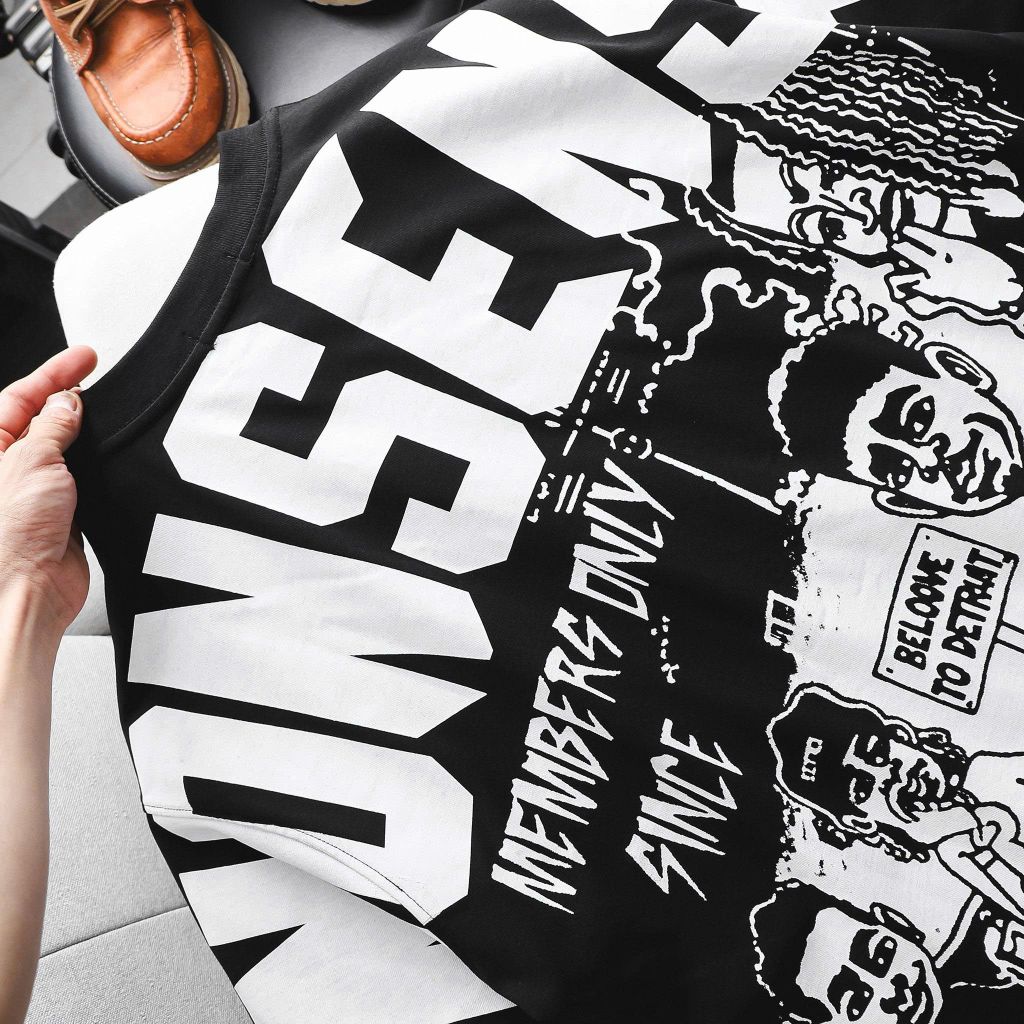 Áo thun cotton bigsize nam in lụa họa tiết 2 mặt Nonsense cá tính thời trang 85-135kg