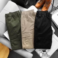 Quần kaki dài lưng thun túi hộp ống suông big size nam 80-130kg