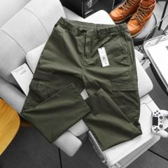 Quần kaki dài lưng thun túi hộp ống suông big size nam 80-130kg