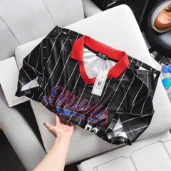 Áo thun nam big size ch ất Poly cao cấp in chữ Athletic cổ V thời trang 85- 130 kg