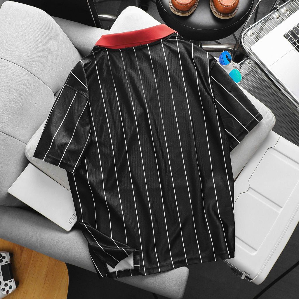 Áo thun nam big size ch ất Poly cao cấp in chữ Athletic cổ V thời trang 85- 130 kg