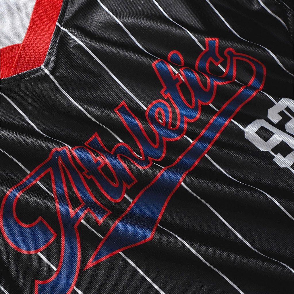 Áo thun nam big size ch ất Poly cao cấp in chữ Athletic cổ V thời trang 85- 130 kg