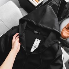 [Big Men] Áo khoác có nón phối 2 sọc năng động bigsize nam 85- 130 kg