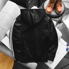 [Big Men] Áo khoác có nón phối 2 sọc năng động bigsize nam 85- 130 kg