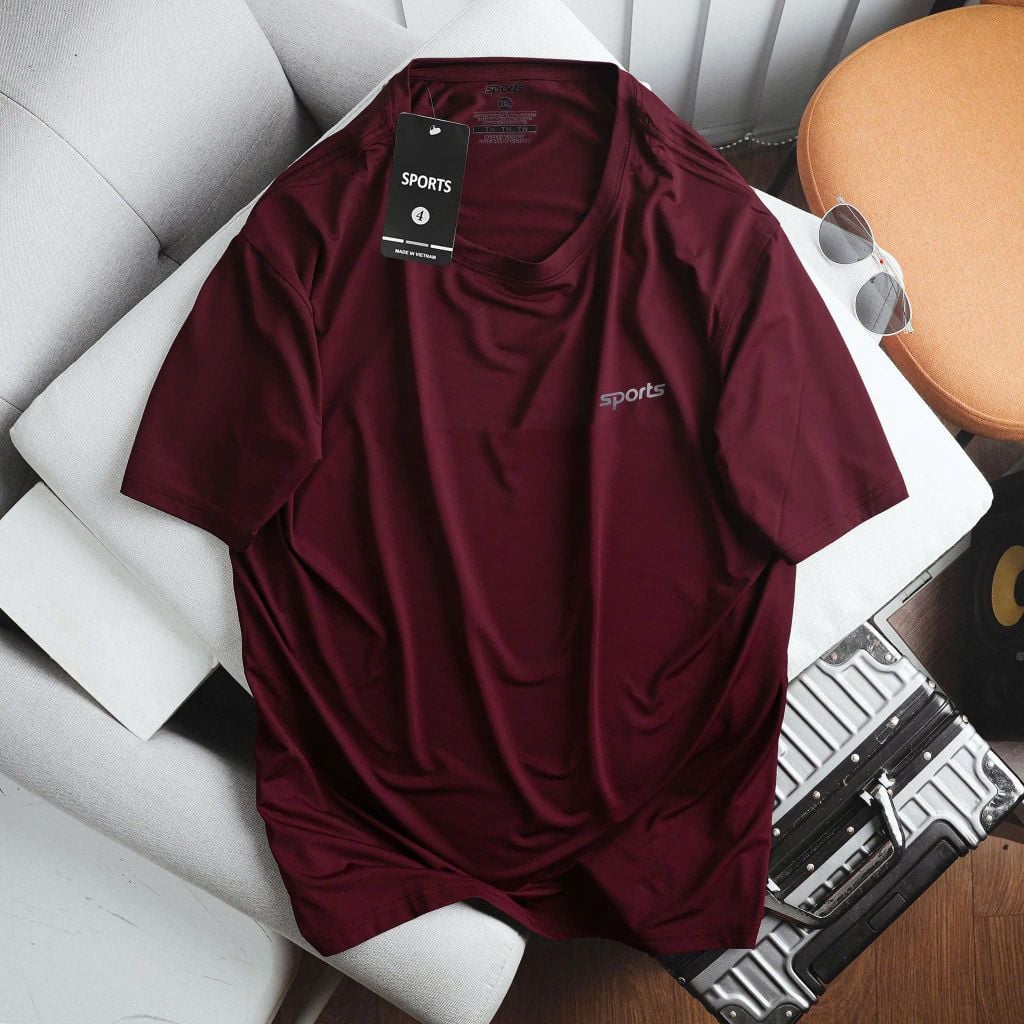 Áo thun nam cổ tròn chất vải thun lạnh thể thao bigsize 80 - 140kg - áo tt sport