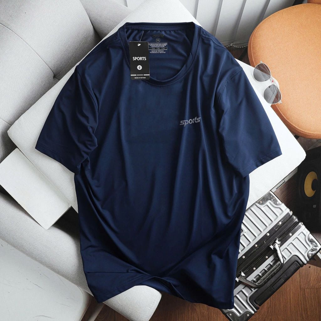 Áo thun nam cổ tròn chất vải thun lạnh thể thao bigsize 80 - 140kg - áo tt sport