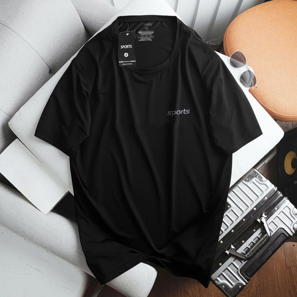 Áo thun nam cổ tròn chất vải thun lạnh thể thao bigsize 80 - 140kg - áo tt sport