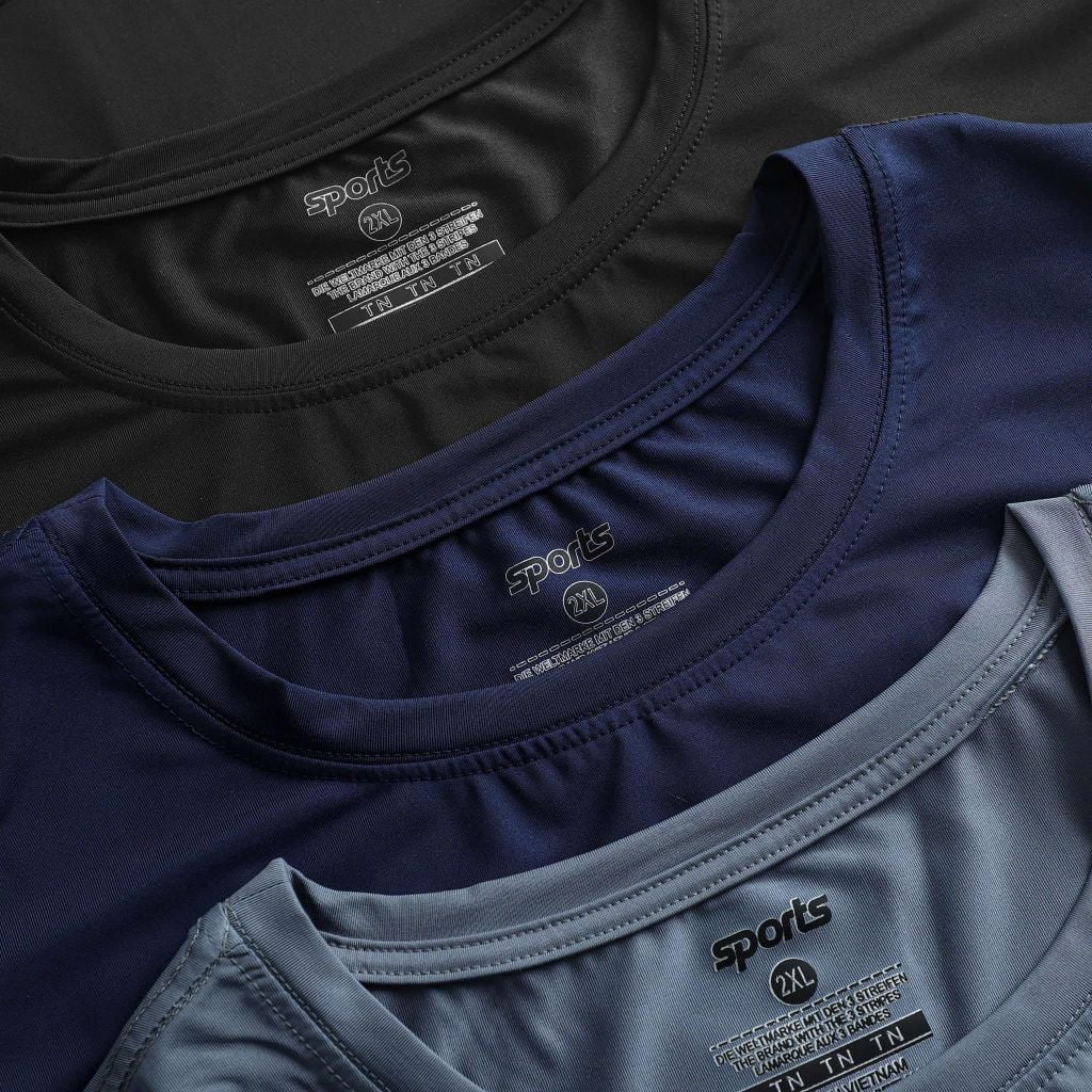 Áo thun nam cổ tròn chất vải thun lạnh thể thao bigsize 80 - 140kg - áo tt sport