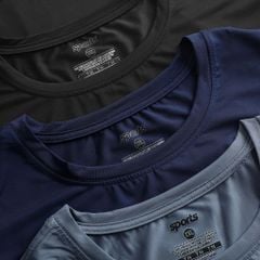 Áo thun nam cổ tròn chất vải thun lạnh thể thao bigsize 80 - 140kg - áo tt sport