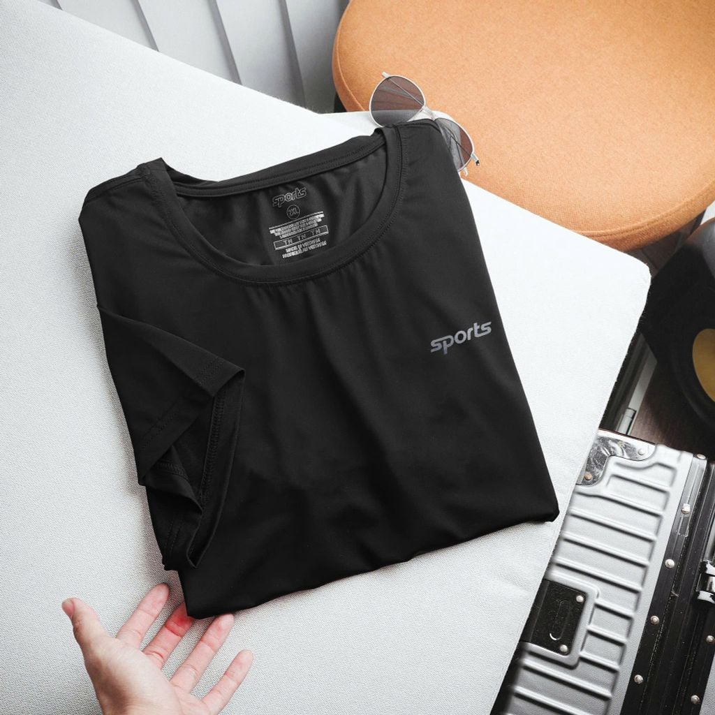 Áo thun nam cổ tròn chất vải thun lạnh thể thao bigsize 80 - 140kg - áo tt sport