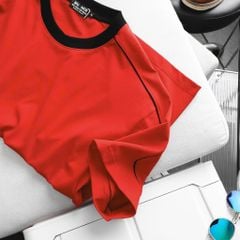 [ Big Men] Áo thun chất vải cotton phối sọc vai thời trang bigsize nam 85- 135 kg - lé vòng