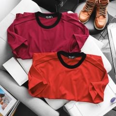 [ Big Men] Áo thun chất vải cotton phối sọc vai thời trang bigsize nam 85- 135 kg - lé vòng