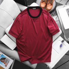 [ Big Men] Áo thun chất vải cotton phối sọc vai thời trang bigsize nam 85- 135 kg - lé vòng