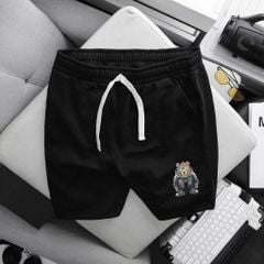 Big Men- Set bộ quần áo cotton bigsize nam in hình Gấu ngầu cá tính thời trang 75- 135 kg