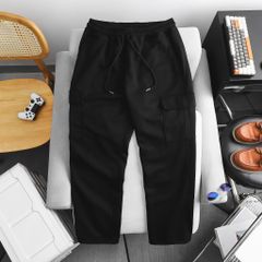 Quần nỉ dài túi hộp ống suông lưng thun cá tính thời trang bigsize nam 85- 130 kg