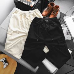 Quần nỉ dài túi hộp ống suông lưng thun cá tính thời trang bigsize nam 85- 130 kg