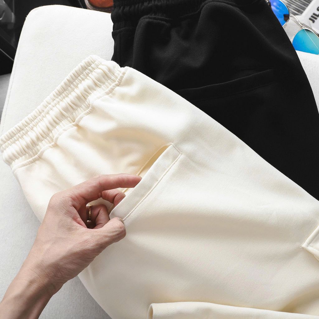 Quần nỉ dài túi hộp ống suông lưng thun cá tính thời trang bigsize nam 85- 130 kg