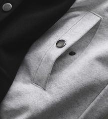 Big Men- Set bộ quần nỉ, áo sweater phối sọc vai thời trang thu đông bigsize nam< 130kg