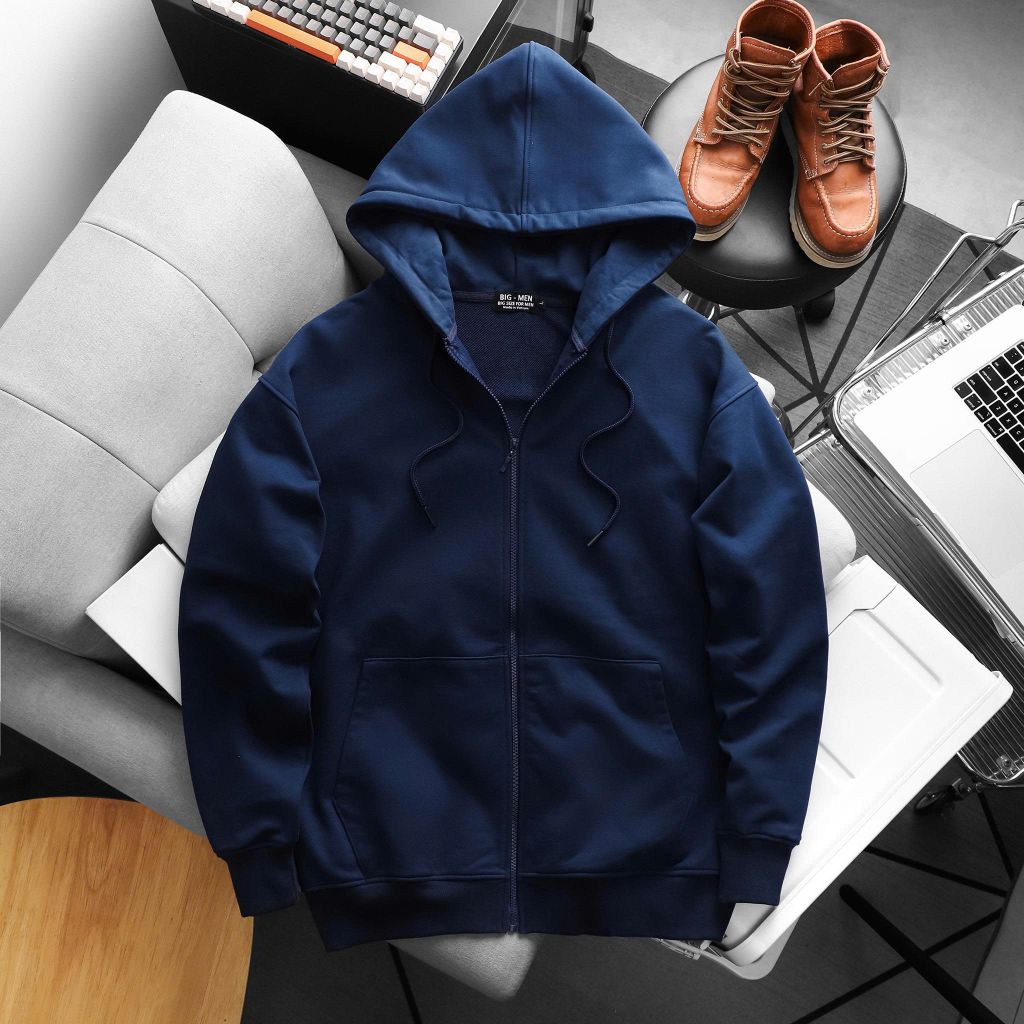 Áo khoác nỉ bigsize nam nhiều màu thời trang 90- 140kg - trơn