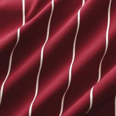 [ Big Men] Áo thun cotton màu đỏ phối sọc in lụa Rhythm thời trang bigsize nam 85- 135 kg